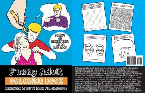 Funny Adult Coloring and Activity Book – Funny Coloring Books for Adults