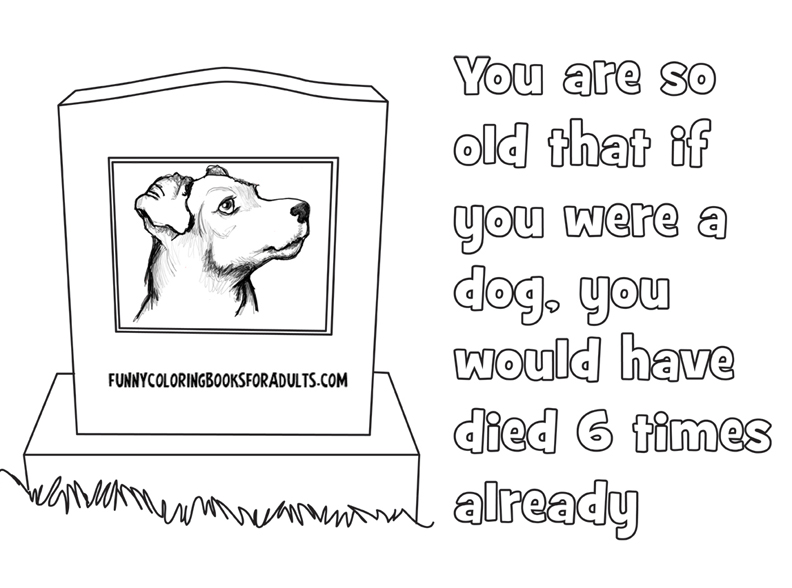 You Are So Old That if You Were a Dog You Would Have Died 6 Times Already